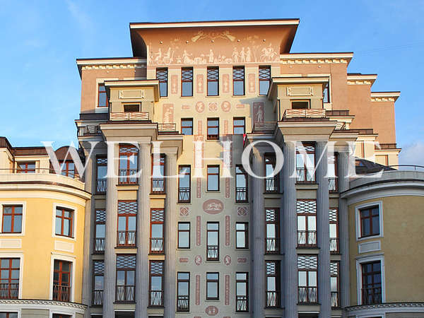 Гнездниковский Б. пер.: пентхаус 155 кв.м с террасой в новом элитном доме в районе Тверского бульвара