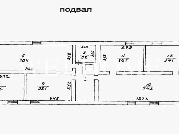 Молочный пер, 7: квартира 261 кв.м под чистовую отделку в элитном особняке на 6 квартир